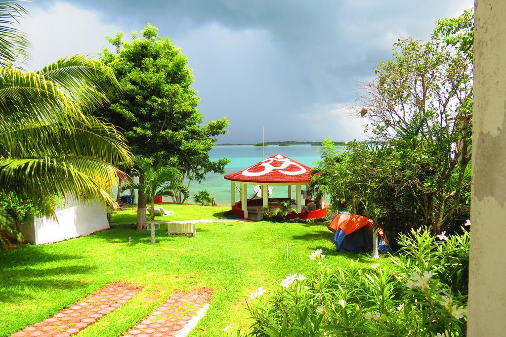 Bacalar Casa Lahar Hostel Bagian luar foto