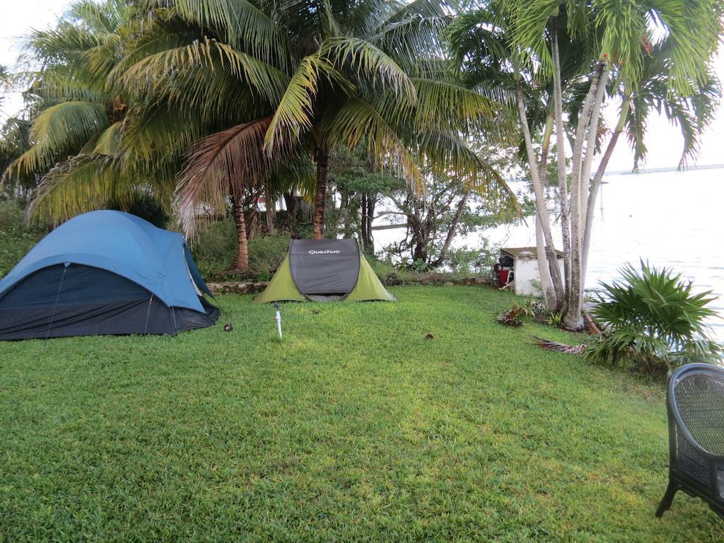Bacalar Casa Lahar Hostel Bagian luar foto