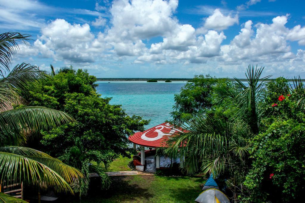 Bacalar Casa Lahar Hostel Bagian luar foto