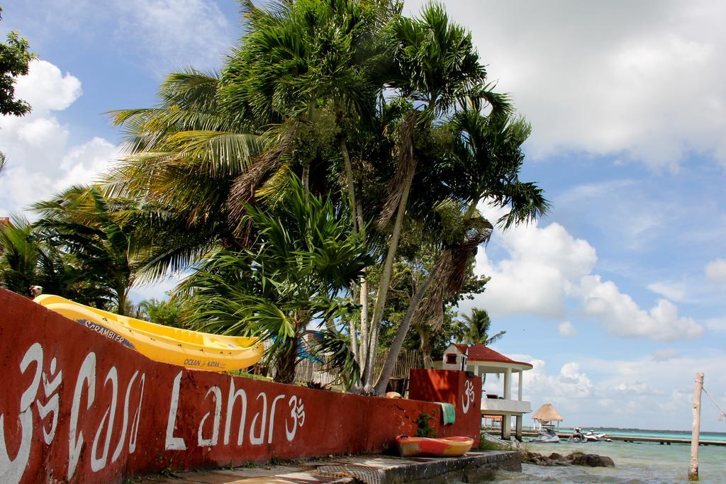Bacalar Casa Lahar Hostel Bagian luar foto