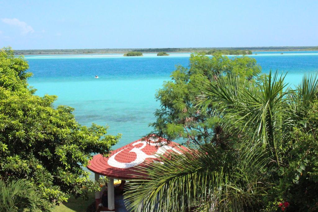Bacalar Casa Lahar Hostel Bagian luar foto