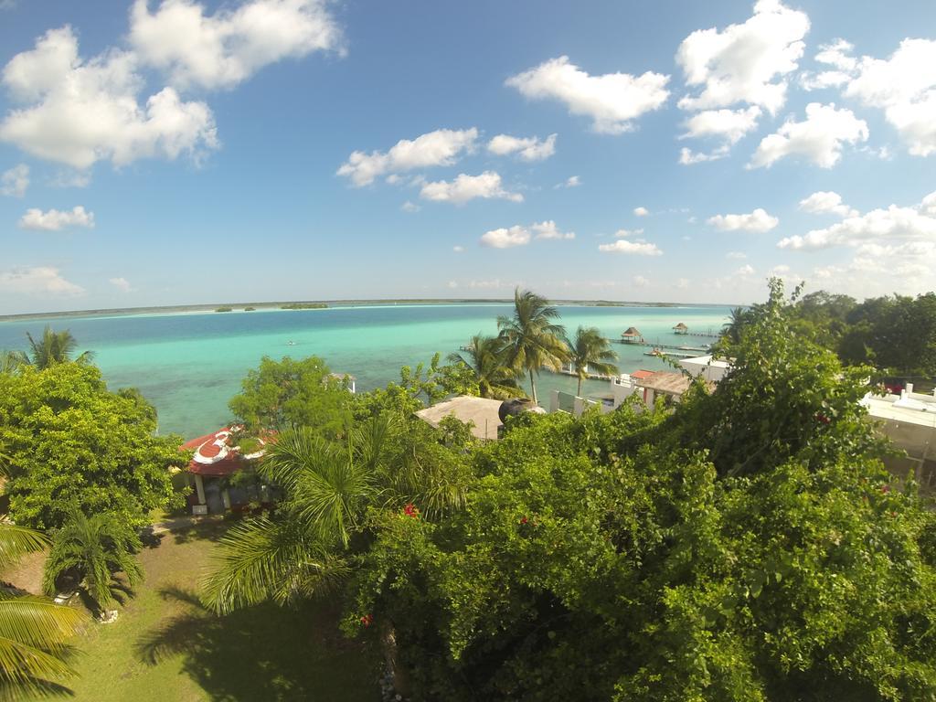 Bacalar Casa Lahar Hostel Bagian luar foto