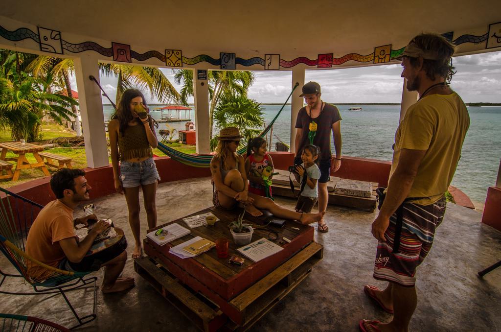 Bacalar Casa Lahar Hostel Bagian luar foto