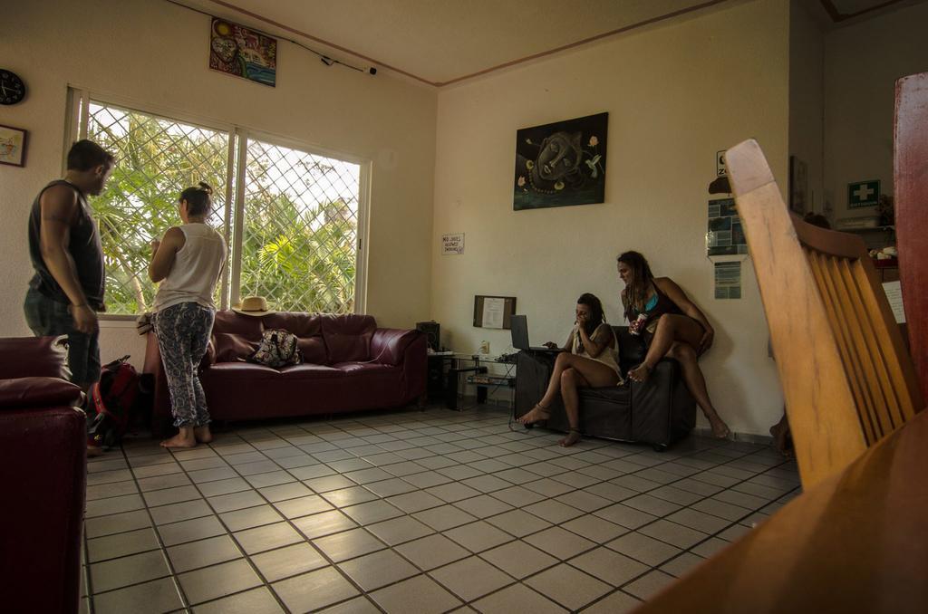 Bacalar Casa Lahar Hostel Bagian luar foto