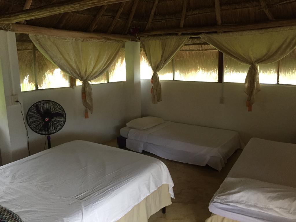 Bacalar Casa Lahar Hostel Bagian luar foto
