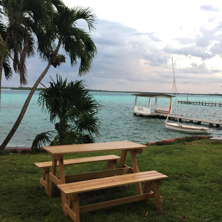 Bacalar Casa Lahar Hostel Bagian luar foto