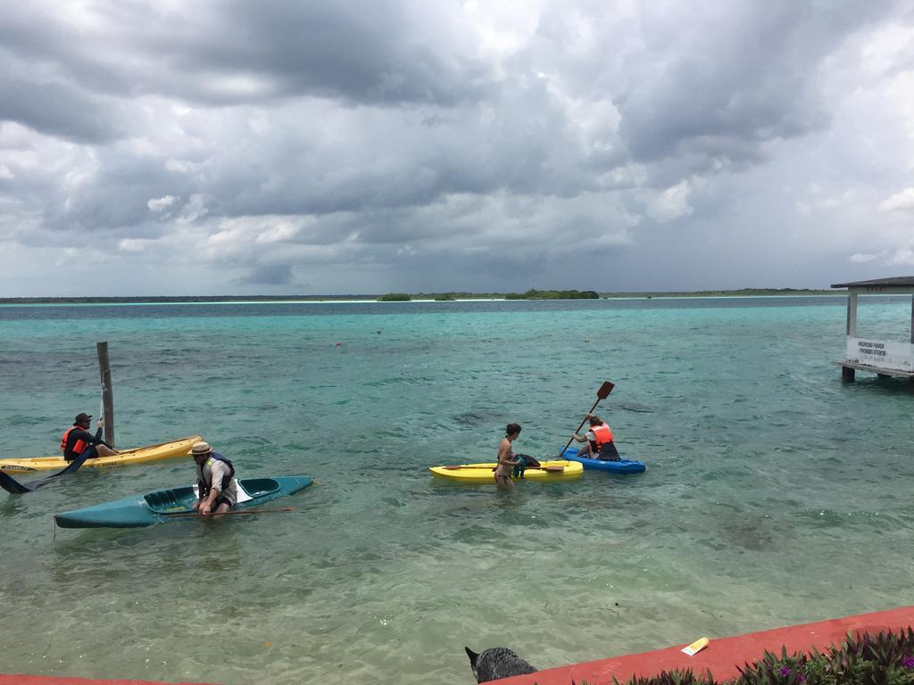 Bacalar Casa Lahar Hostel Bagian luar foto