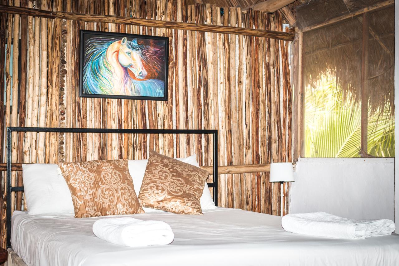 Bacalar Casa Lahar Hostel Bagian luar foto