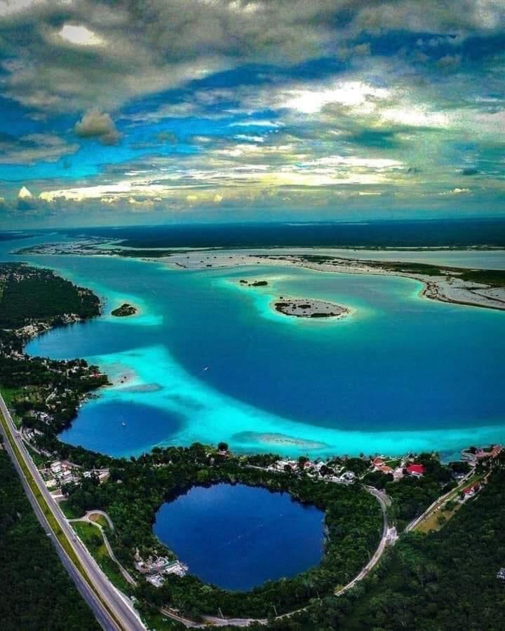Bacalar Casa Lahar Hostel Bagian luar foto