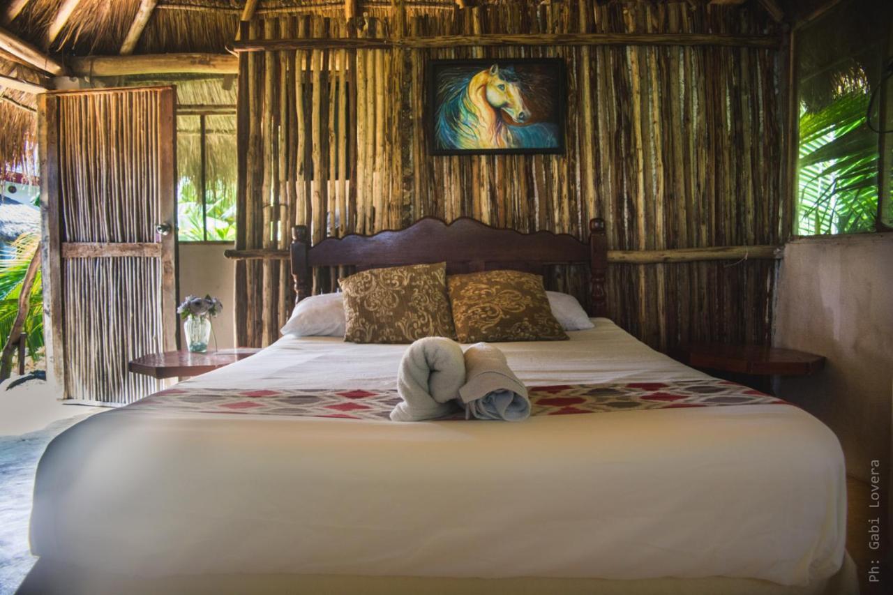 Bacalar Casa Lahar Hostel Bagian luar foto